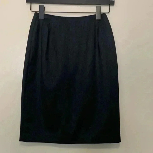 Vintage Selma Bos 100% wool, fully lined front zip skirt - Picture 4 of 7